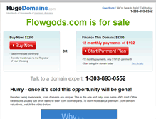 Tablet Screenshot of flowgods.com